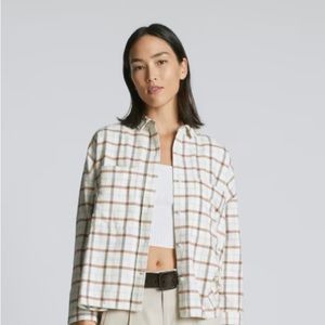 NWT Everlane Boxy Fannel